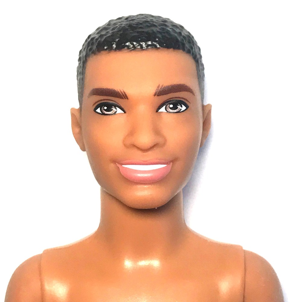 Nude Barbie 2019 Career Dentist African American Slim Body Ken GJL66 Doll